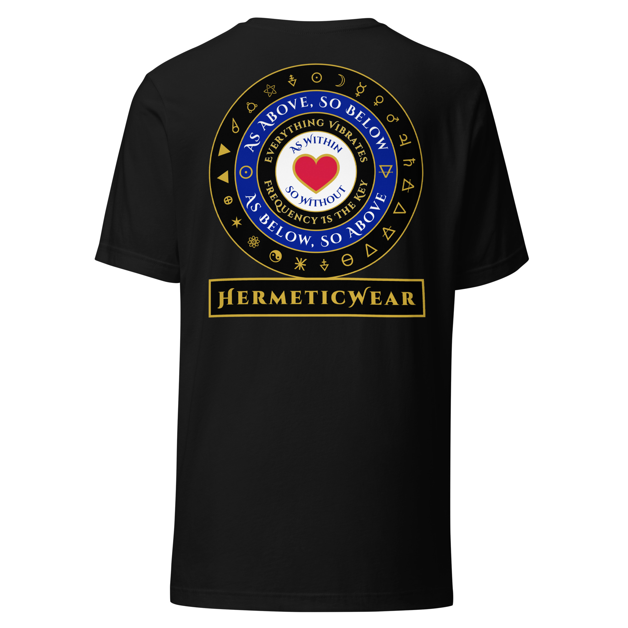 Hermetic Wear Symbolic Geometry Tee – Spiritual Philosophy & Sacred Design - Image 2