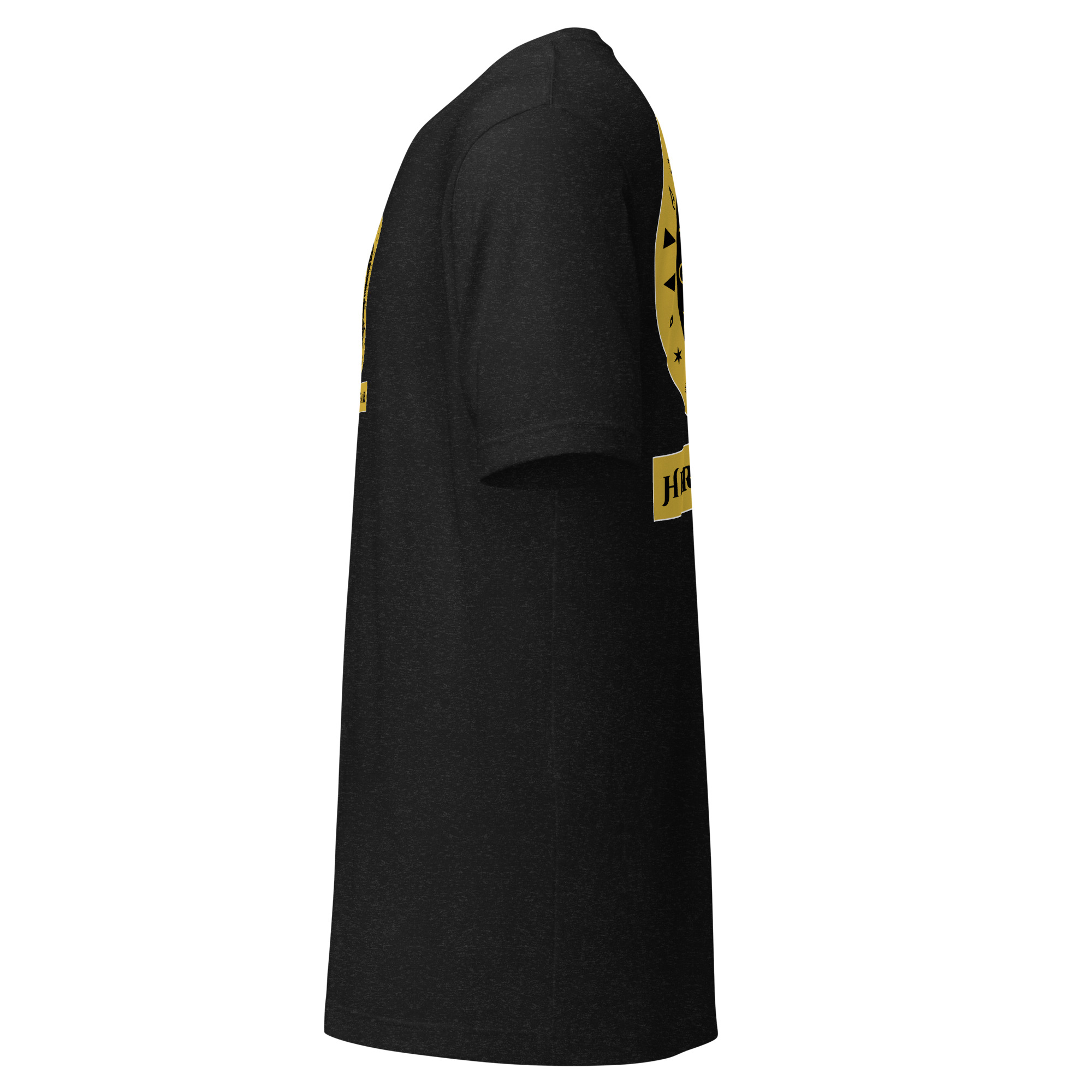 Hermetic Wear Symbolic Geometry Tee – Spiritual Philosophy & Sacred Design Gold Black - Image 3