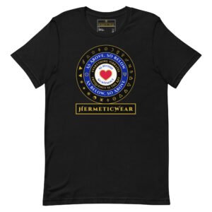 Hermetic Wear Signature Classic Tee – Foundation Circle Color Chest Logo