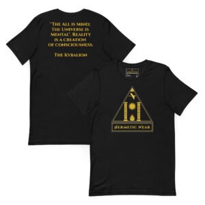 Hermetic Wear Wisdom Series Tee – "The All Is Mind" Kybalion Quote
